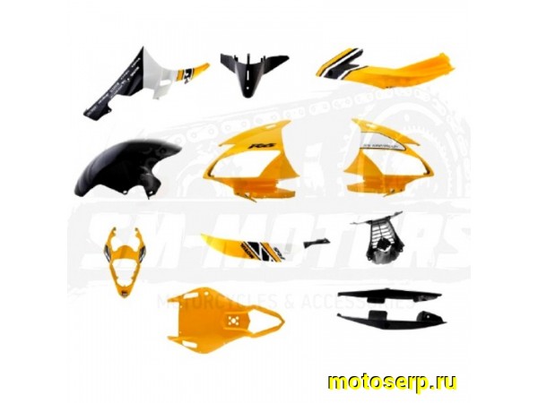 Купить  Комплект пластика YAMAHA YZF-R6 "06 (ДОП. ФОТО ПО ЗАПРОСУ) (комп) (0 купить с доставкой по Москве и России, цена, технические характеристики, комплектация фото  - motoserp.ru