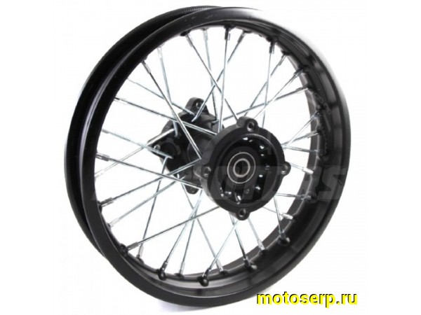 Купить  Колесо 12" заднее (диск колеса) спицованное 1.85-12" (d-15mm) (диск. 4x65) KAYO (шт) (SM 797-3542 купить с доставкой по Москве и России, цена, технические характеристики, комплектация фото  - motoserp.ru