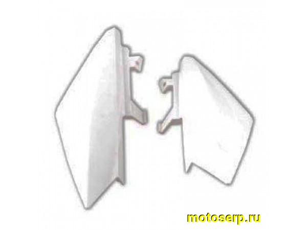 Купить  Пластик боковой передний левый/правый YCF 50 белые (пара)  (SM 020118-776-8868 купить с доставкой по Москве и России, цена, технические характеристики, комплектация фото  - motoserp.ru