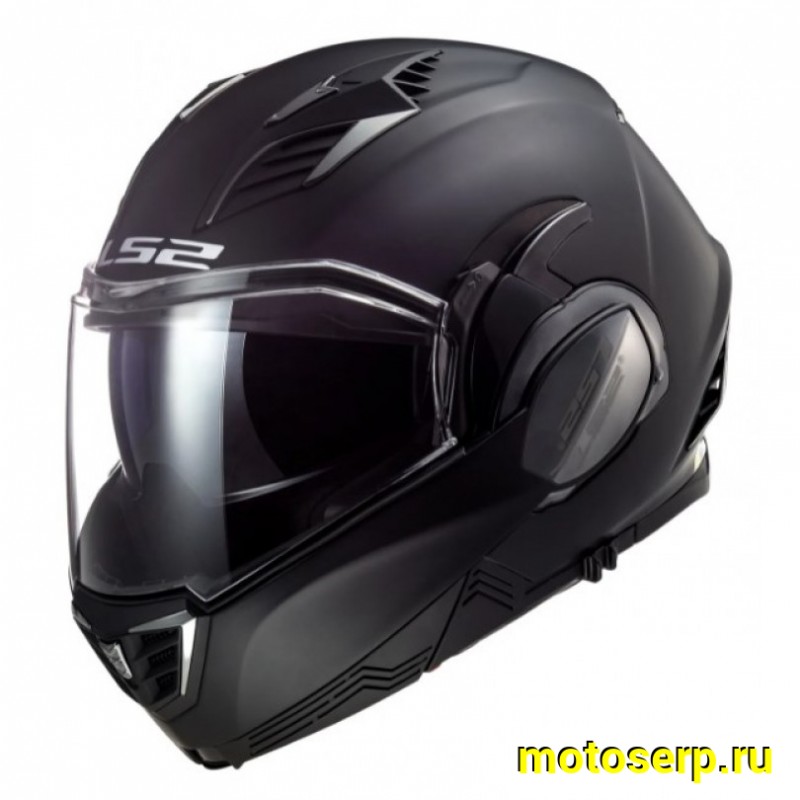 Купить  Шлем трансформер (модуляр) LS2 FF900 VALIANT II SOLID Matt Black (L) (шт) (LS2 купить с доставкой по Москве и России, цена, технические характеристики, комплектация фото  - motoserp.ru