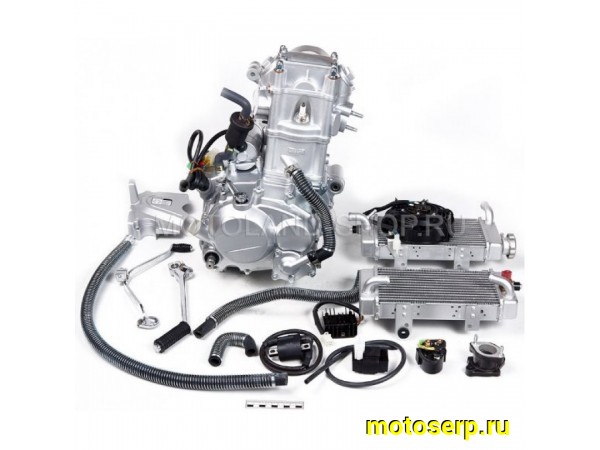 Купить  Двигатель  в сб. 250cc 169MM (CB250-2) 4Т, мех 5ск, верхн р/в, 2клап, жидк охл. полный комплект+радиаторы (НА ЗАКАЗ,1 НЕДЕЛЯ) (шт) (ML 4183 купить с доставкой по Москве и России, цена, технические характеристики, комплектация фото  - motoserp.ru