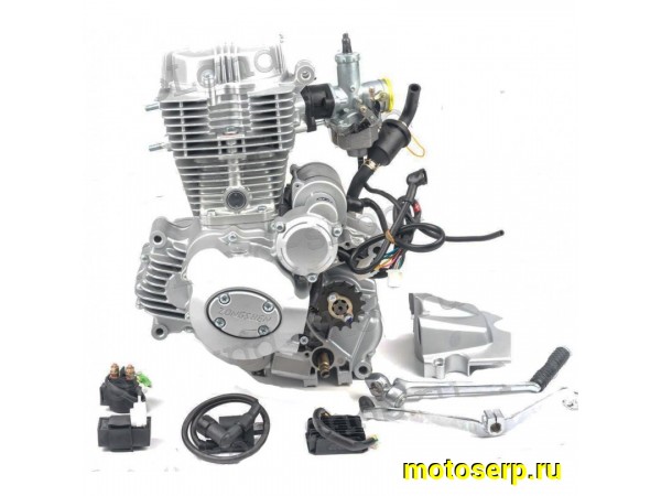 Купить  Двигатель  в сб. 250cc 167FMM (CG250-B) 4Т, мех 5ск, ниж р/в, балансир (НА ЗАКАЗ, 1 НЕДЕЛЯ) (шт)  (ML 7973 купить с доставкой по Москве и России, цена, технические характеристики, комплектация фото  - motoserp.ru