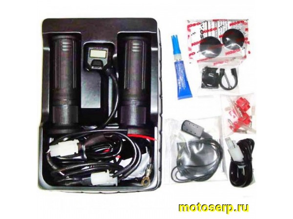 Купить  ====Подогрев ручек и курка ATV, снегоход KOSO 2-х зонный 12 В, плавная рег. подогр. с дисплеем (обоогрев ручек) (шт) (M95 купить с доставкой по Москве и России, цена, технические характеристики, комплектация фото  - motoserp.ru