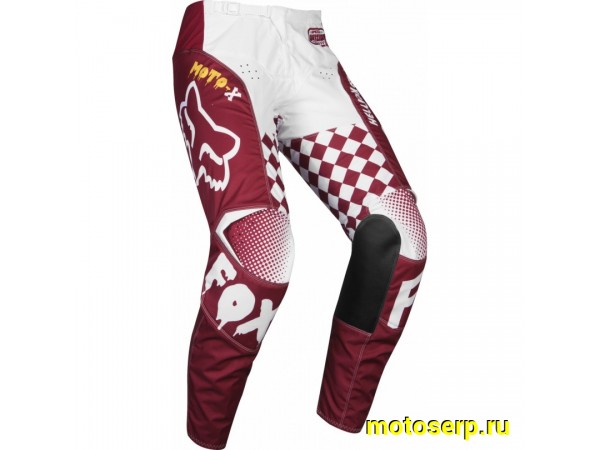 Купить  Штаны для мотокросса Fox 180 Czar Pant Cardinal W28 (21731-465-28) (шт) (Fox Н60396 купить с доставкой по Москве и России, цена, технические характеристики, комплектация фото  - motoserp.ru