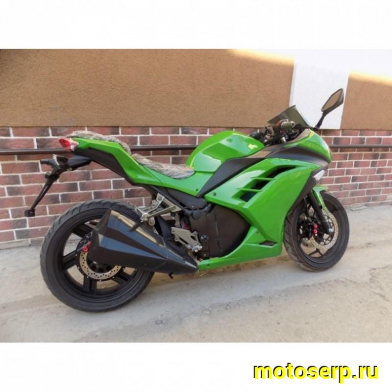 Купить  ====Электромотоцикл Kawasaki Ninja (Кавасаки Ниндзя) 3000W, Кислотные аккум, торм. диск./диск.,кол. 17"/17" (шт) (MOTO-SKUTER купить с доставкой по Москве и России, цена, технические характеристики, комплектация фото  - motoserp.ru