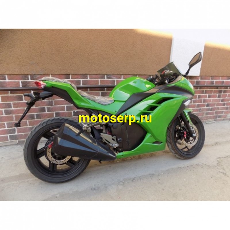 Купить  ====Электромотоцикл Kawasaki Ninja (Кавасаки Ниндзя) 3000W, Кислотные аккум, торм. диск./диск.,кол. 17"/17" (шт) (MOTO-SKUTER купить с доставкой по Москве и России, цена, технические характеристики, комплектация фото  - motoserp.ru