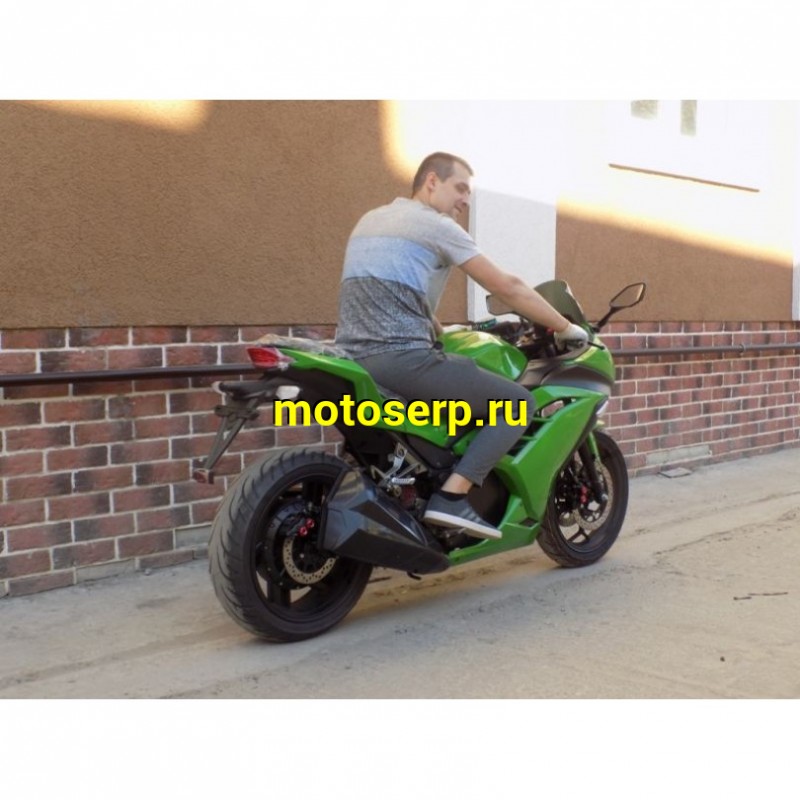 Купить  ====Электромотоцикл Kawasaki Ninja (Кавасаки Ниндзя) 3000W, Кислотные аккум, торм. диск./диск.,кол. 17"/17" (шт) (MOTO-SKUTER купить с доставкой по Москве и России, цена, технические характеристики, комплектация фото  - motoserp.ru