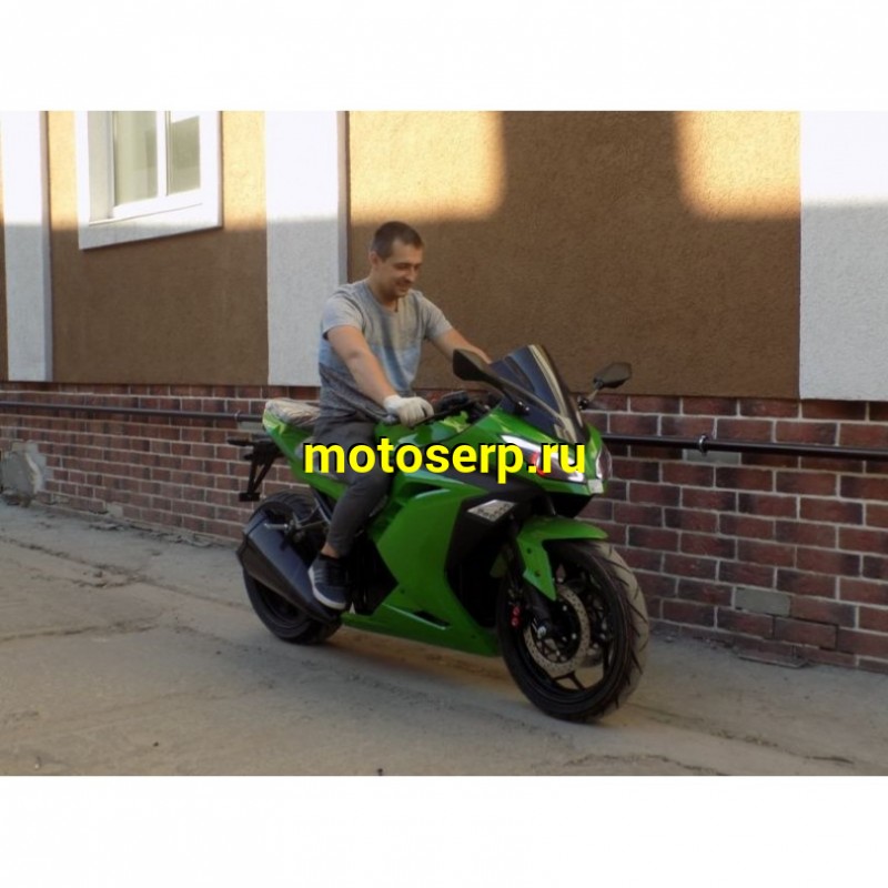 Купить  ====Электромотоцикл Kawasaki Ninja (Кавасаки Ниндзя) 3000W, Кислотные аккум, торм. диск./диск.,кол. 17"/17" (шт) (MOTO-SKUTER купить с доставкой по Москве и России, цена, технические характеристики, комплектация фото  - motoserp.ru