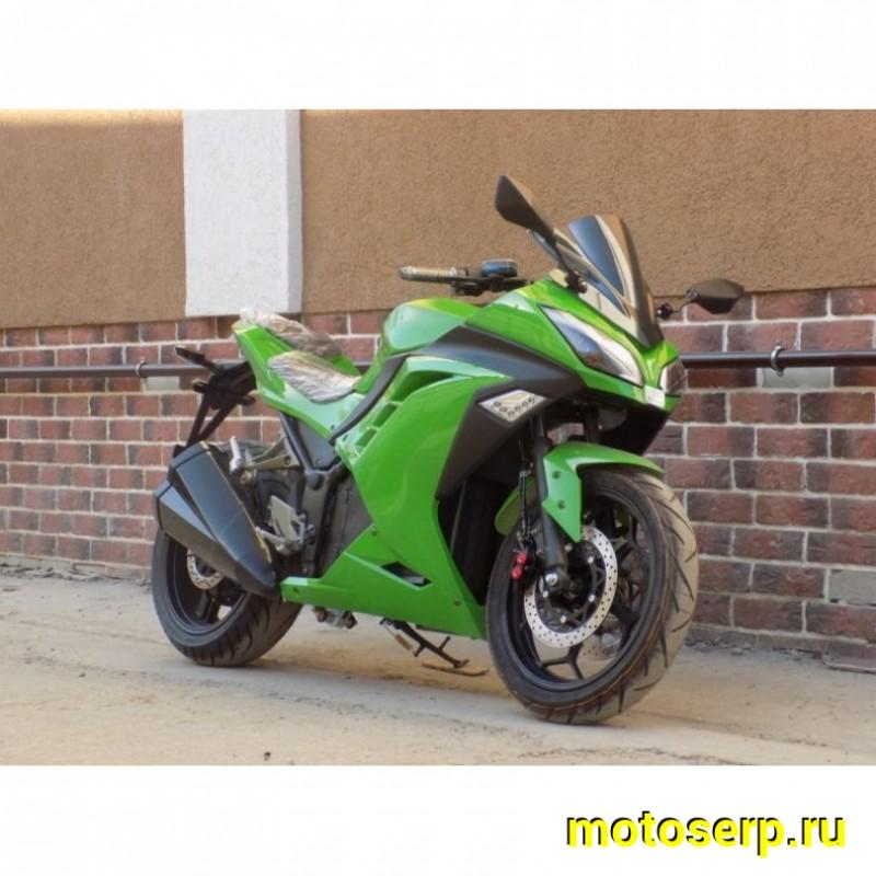 Купить  ====Электромотоцикл Kawasaki Ninja (Кавасаки Ниндзя) 3000W, Кислотные аккум, торм. диск./диск.,кол. 17"/17" (шт) (MOTO-SKUTER купить с доставкой по Москве и России, цена, технические характеристики, комплектация фото  - motoserp.ru