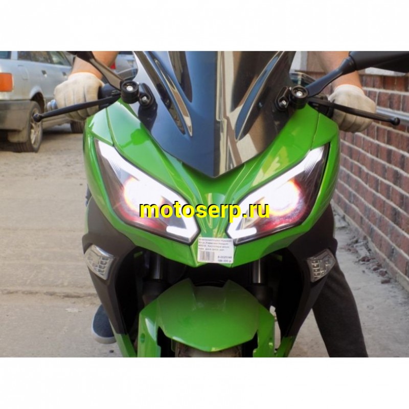 Купить  ====Электромотоцикл Kawasaki Ninja (Кавасаки Ниндзя) 3000W, Кислотные аккум, торм. диск./диск.,кол. 17"/17" (шт) (MOTO-SKUTER купить с доставкой по Москве и России, цена, технические характеристики, комплектация фото  - motoserp.ru