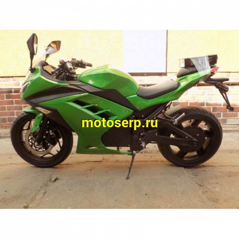 Купить  ====Электромотоцикл Kawasaki Ninja (Кавасаки Ниндзя) 3000W, Кислотные аккум, торм. диск./диск.,кол. 17"/17" (шт) (MOTO-SKUTER купить с доставкой по Москве и России, цена, технические характеристики, комплектация фото  - motoserp.ru