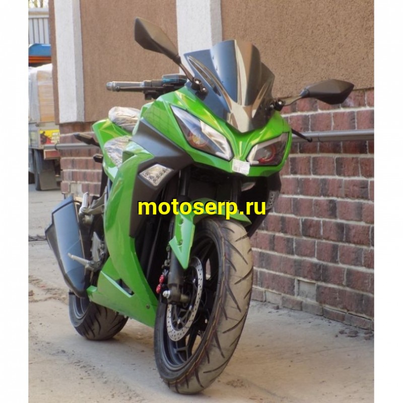 Купить  ====Электромотоцикл Kawasaki Ninja (Кавасаки Ниндзя) 3000W, Кислотные аккум, торм. диск./диск.,кол. 17"/17" (шт) (MOTO-SKUTER купить с доставкой по Москве и России, цена, технические характеристики, комплектация фото  - motoserp.ru