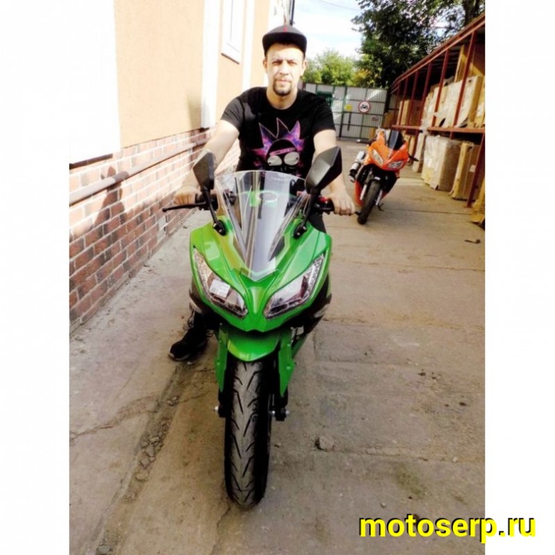Купить  ====Электромотоцикл Kawasaki Ninja (Кавасаки Ниндзя) 3000W, Кислотные аккум, торм. диск./диск.,кол. 17"/17" (шт) (MOTO-SKUTER купить с доставкой по Москве и России, цена, технические характеристики, комплектация фото  - motoserp.ru