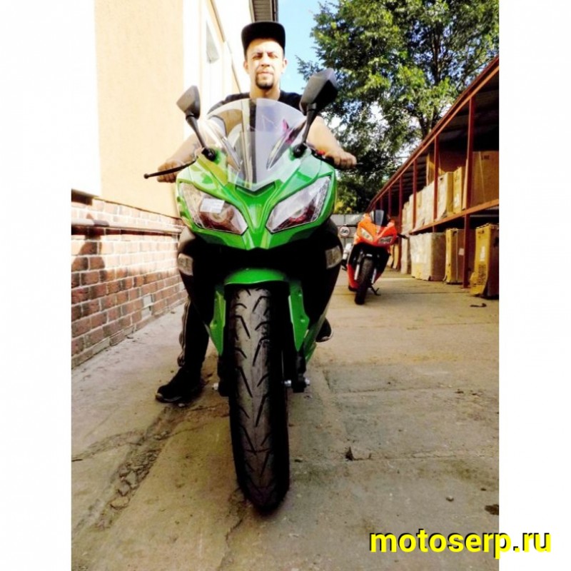 Купить  ====Электромотоцикл Kawasaki Ninja (Кавасаки Ниндзя) 3000W, Кислотные аккум, торм. диск./диск.,кол. 17"/17" (шт) (MOTO-SKUTER купить с доставкой по Москве и России, цена, технические характеристики, комплектация фото  - motoserp.ru