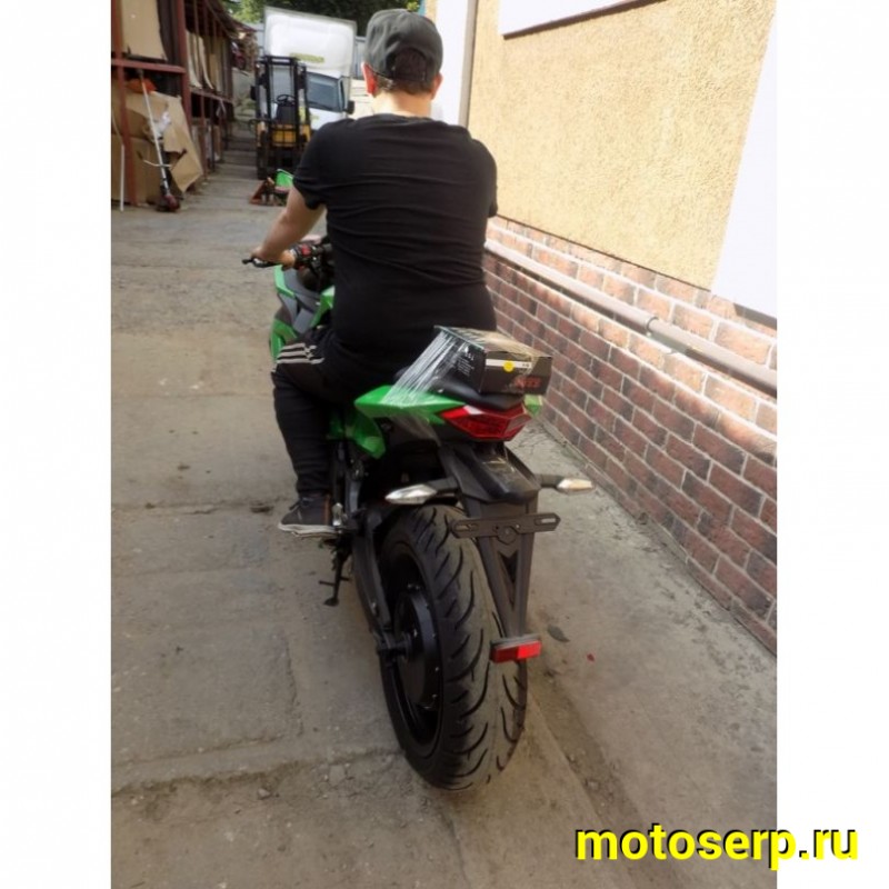 Купить  ====Электромотоцикл Kawasaki Ninja (Кавасаки Ниндзя) 3000W, Кислотные аккум, торм. диск./диск.,кол. 17"/17" (шт) (MOTO-SKUTER купить с доставкой по Москве и России, цена, технические характеристики, комплектация фото  - motoserp.ru