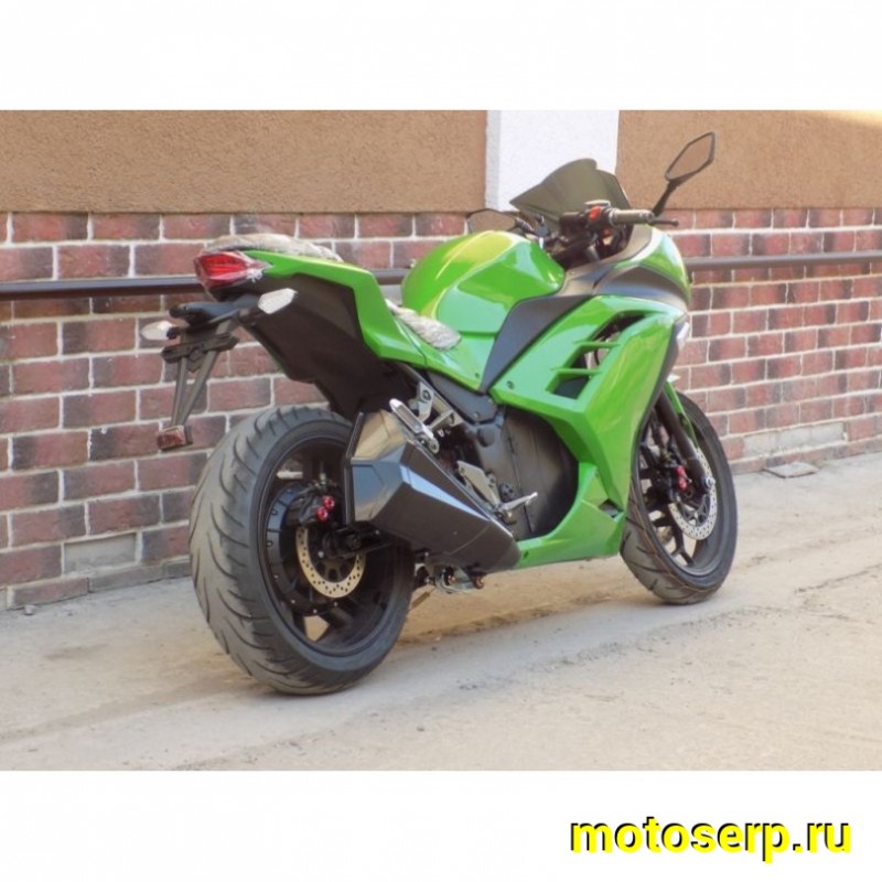 Купить  ====Электромотоцикл Kawasaki Ninja (Кавасаки Ниндзя) 3000W, Кислотные аккум, торм. диск./диск.,кол. 17"/17" (шт) (MOTO-SKUTER купить с доставкой по Москве и России, цена, технические характеристики, комплектация фото  - motoserp.ru