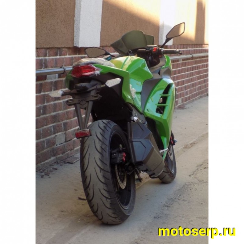 Купить  ====Электромотоцикл Kawasaki Ninja (Кавасаки Ниндзя) 3000W, Кислотные аккум, торм. диск./диск.,кол. 17"/17" (шт) (MOTO-SKUTER купить с доставкой по Москве и России, цена, технические характеристики, комплектация фото  - motoserp.ru