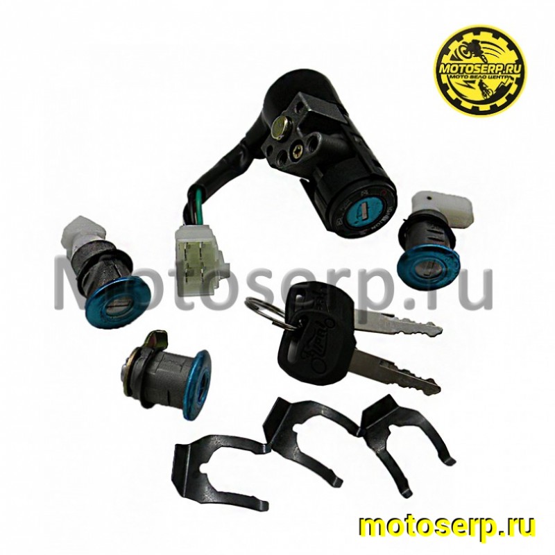 Купить  Замок зажигания (комплект замков) Honda DIO 4-конт, LEAD, TACT (комп) (ANKON 009459 купить с доставкой по Москве и России, цена, технические характеристики, комплектация фото  - motoserp.ru