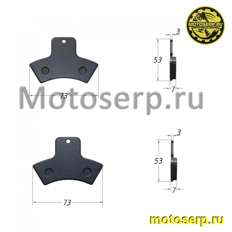 Купить  Колодки тормозные задние ATV LINHAI YAMAHA M200/D200 (стояночного тормоза) (пар) (Li-Ya 25141 (MD 00010891 купить с доставкой по Москве и России, цена, технические характеристики, комплектация фото  - motoserp.ru