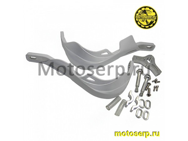 Купить  Защита рук/рычагов (уши) HP03 белые армированные (пар) (SM 123-2351 купить с доставкой по Москве и России, цена, технические характеристики, комплектация фото  - motoserp.ru