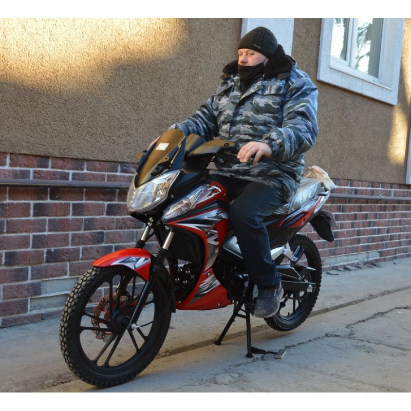 Купить  Мопед MM Storm INDIGO 50 (Шторм ИНДИГО 50) МЕХАНИЧЕСК. СЦЕПЛЕНИЕ (1-N-2-3-4) 4T; 50сс; колеса 17"литые: пер. диск. торм (шт) 01250 (MM 38056 купить с доставкой по Москве и России, цена, технические характеристики, комплектация фото  - motoserp.ru