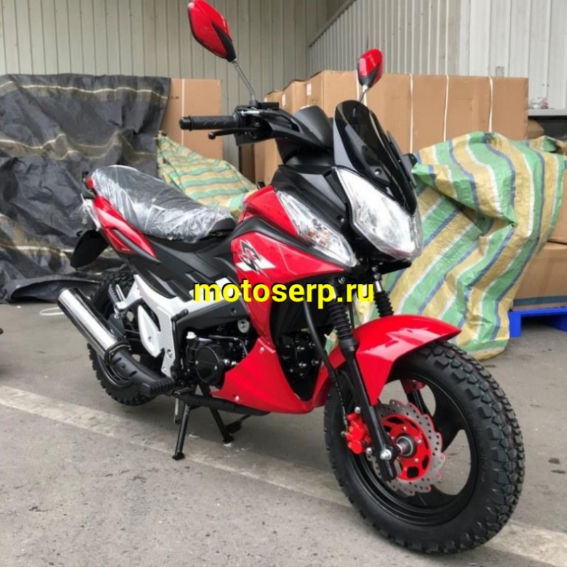 Купить  Мопед MM Storm INDIGO Cross 50 (Шторм-Кросс 50) МЕХАН. СЦЕПЛЕНИЕ 4Т; 50сс; кол. 13"лит; передн диск/задн.барабан.тормоз (шт) 01250 (MM 38055 купить с доставкой по Москве и России, цена, технические характеристики, комплектация фото  - motoserp.ru