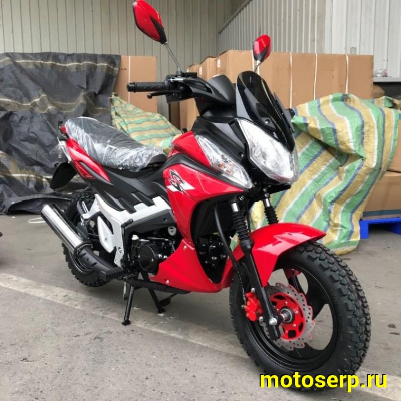 Купить  Мопед MM Storm INDIGO Cross 50 (Шторм-Кросс 50) МЕХАН. СЦЕПЛЕНИЕ 4Т; 50сс; кол. 13"лит; передн диск/задн.барабан.тормоз (шт) 01250 (MM 38055 купить с доставкой по Москве и России, цена, технические характеристики, комплектация фото  - motoserp.ru