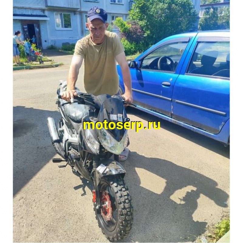 Купить  Мопед MM Storm INDIGO Cross 50 (Шторм-Кросс 50) МЕХАН. СЦЕПЛЕНИЕ 4Т; 50сс; кол. 13"лит; передн диск/задн.барабан.тормоз (шт) 01250 (MM 38055 купить с доставкой по Москве и России, цена, технические характеристики, комплектация фото  - motoserp.ru