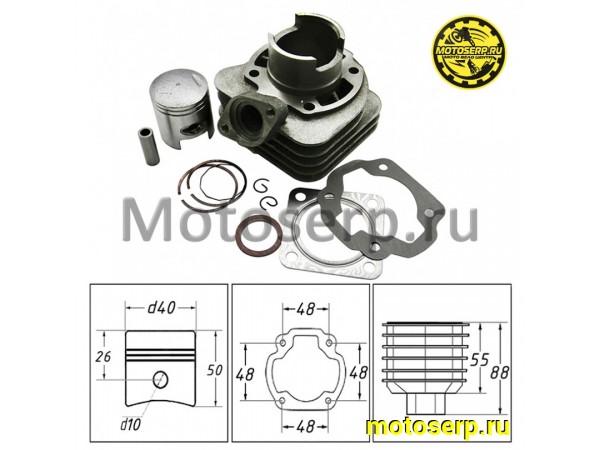 Купить  ЦПГ, поршневая группа Honda LEAD-50  50cc d40; p10 (GC-7) 5-ти канальн (CN) (шт)  (ANKON 009147 купить с доставкой по Москве и России, цена, технические характеристики, комплектация фото  - motoserp.ru