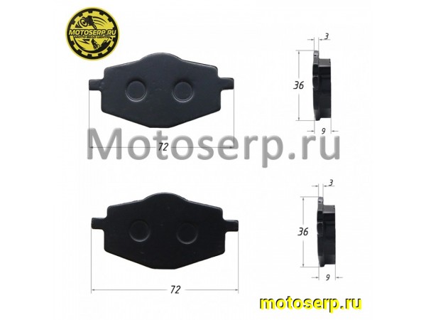 Купить  Колодки тормозные диск Honling QT7 (пер) (пар)  (Regul SBP-L006 купить с доставкой по Москве и России, цена, технические характеристики, комплектация фото  - motoserp.ru