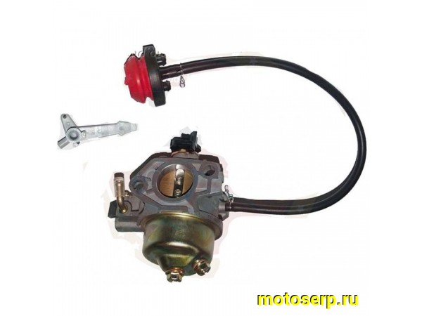 Купить  Карбюратор Мотоблок к двигателю 188F (389сс) (мотоблок, снегоуборщик и др) с подкачкой  в сборе с бензокраном (шт) (MM 26411 купить с доставкой по Москве и России, цена, технические характеристики, комплектация фото  - motoserp.ru