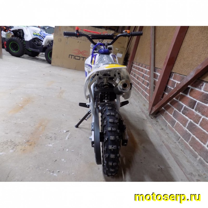 Купить  Питбайк Motoland XT50 минимото, миникросс ДЕТСКИЙ, 2Т, 50сс, руч. старт, кол. 10/10", 2.7 л.с (шт) (ML 11402 купить с доставкой по Москве и России, цена, технические характеристики, комплектация фото  - motoserp.ru