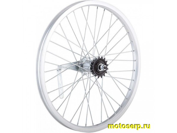 Купить  Колесо 24" одинарное заднее алюминий в сборе со втулкой (китайская втулка) 1ск. Вело (шт) (Дан купить с доставкой по Москве и России, цена, технические характеристики, комплектация фото  - motoserp.ru