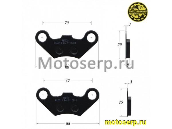 Купить  Колодки тормозные диск ATV FOX (пар)  (ML 10366 купить с доставкой по Москве и России, цена, технические характеристики, комплектация фото  - motoserp.ru