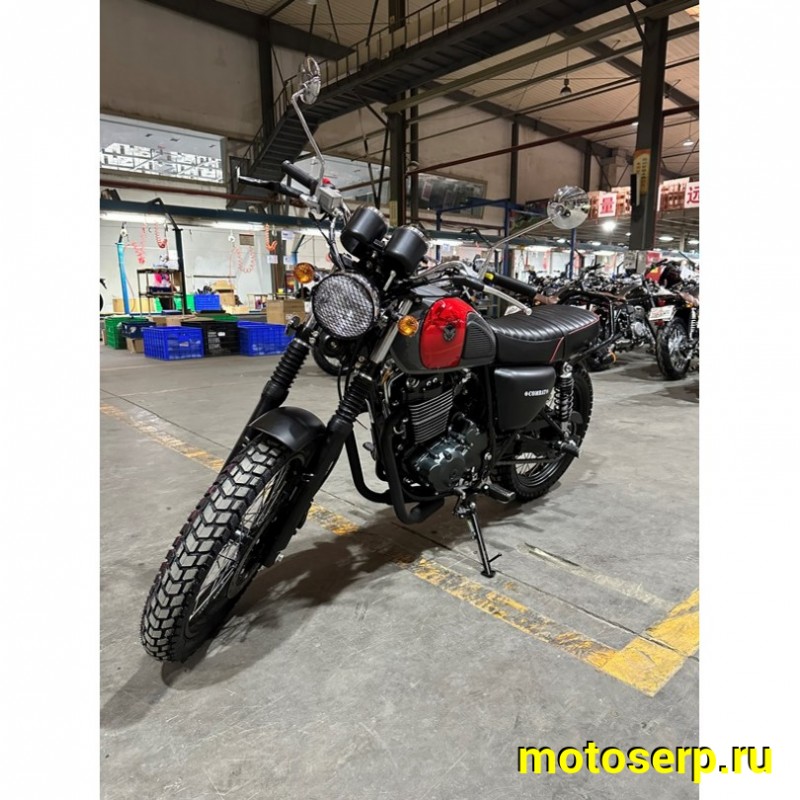 Купить  Мотоцикл MM COMBAT SCRAMBLER 400 (Комбат 400)  397cc , (с ПТС)  4Т, 4клап., 5ск, кол. 19"/18" он же GEON BULLET 400, SHINERAY 400, MASH 500 (шт) купить с доставкой по Москве и России, цена, технические характеристики, комплектация фото  - motoserp.ru