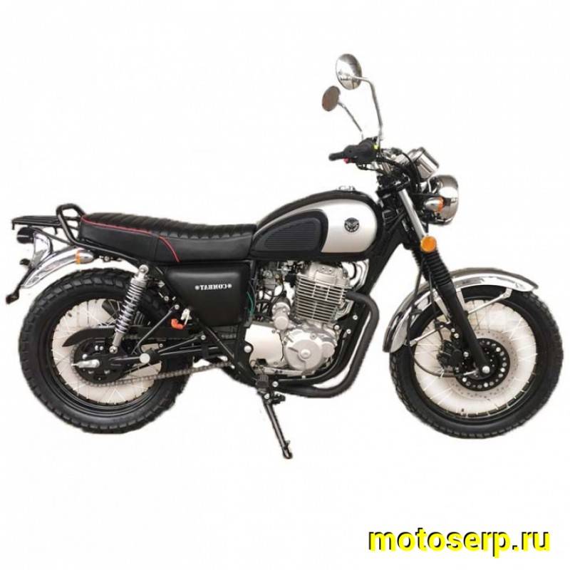 Купить  Мотоцикл MM COMBAT SCRAMBLER 400 (Комбат 400)  397cc , (с ПТС)  4Т, 4клап., 5ск, кол. 19"/18" он же GEON BULLET 400, SHINERAY 400, MASH 500 (шт) купить с доставкой по Москве и России, цена, технические характеристики, комплектация фото  - motoserp.ru