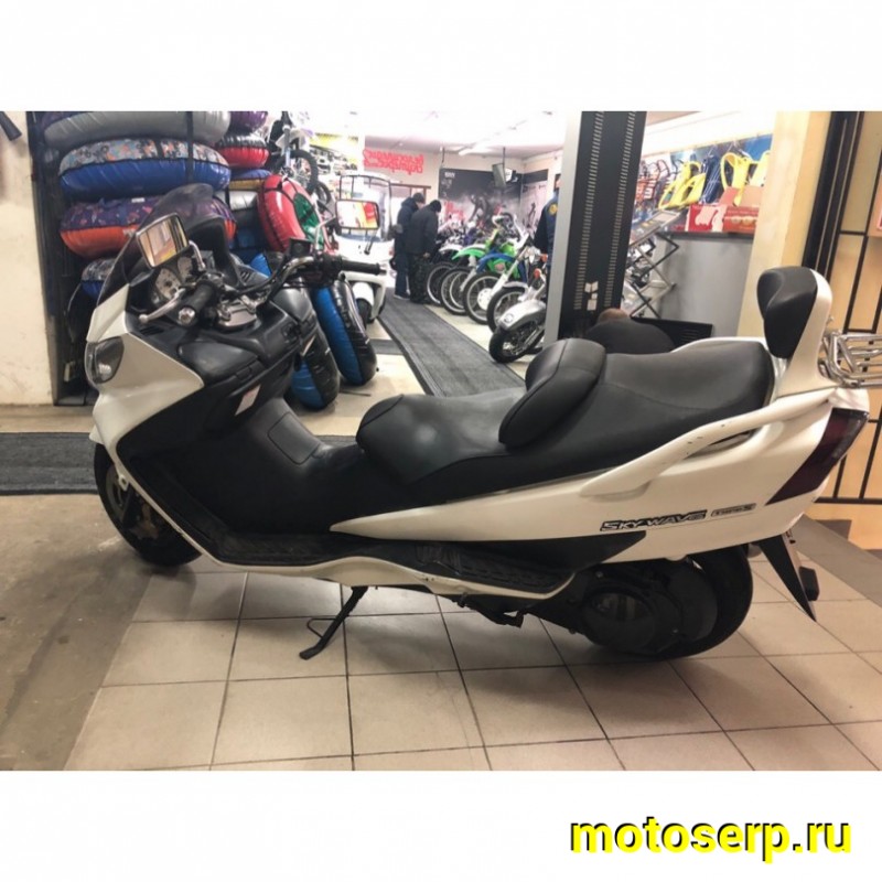 Купить  ====Максискутер SUZUKI SkyWave 400S 2005г.в. Из Японии,без пробега по РФ купить с доставкой по Москве и России, цена, технические характеристики, комплектация фото  - motoserp.ru
