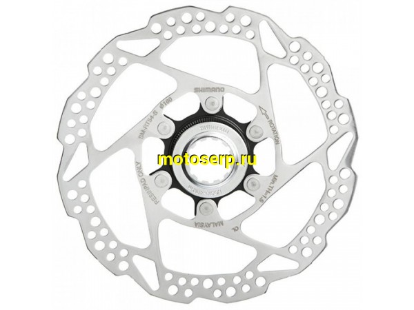 Купить  Диск (ротор) тормозной под шлиц 160mm SHIMANO Вело (шт) (Грат Вест купить с доставкой по Москве и России, цена, технические характеристики, комплектация фото  - motoserp.ru