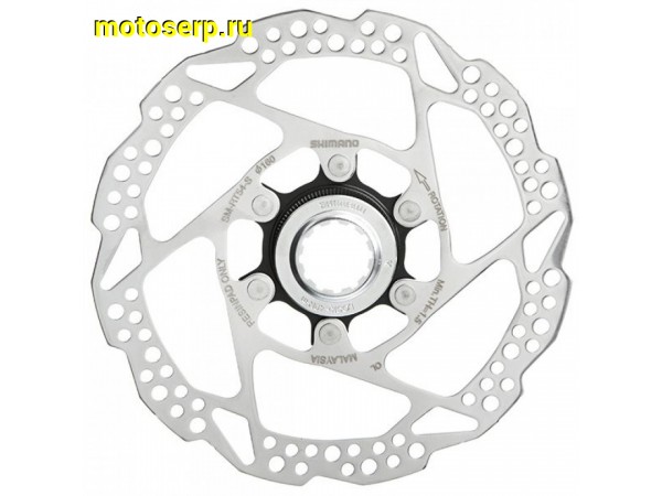 Купить  Диск (ротор) тормозной под шлиц 160mm SHIMANO Вело (шт) (Грат Вест купить с доставкой по Москве и России, цена, технические характеристики, комплектация фото  - motoserp.ru