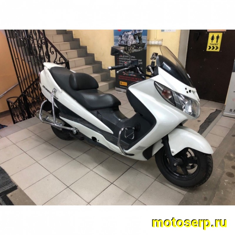 Купить  ====Максискутер SUZUKI SkyWave 400 2005г.в. Из Японии,без пробега по РФ купить с доставкой по Москве и России, цена, технические характеристики, комплектация фото  - motoserp.ru
