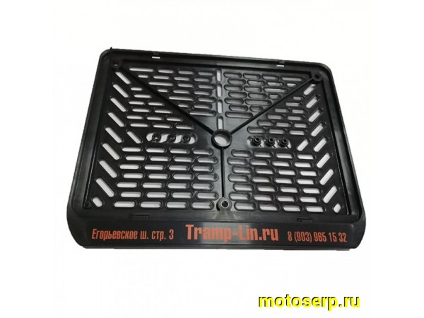 Купить  Держатель (рамка) заднего номера квадроцикл/снегоход (29х20,7) пластик "Tramp-Lin" стар. обр. (шт) (0 купить с доставкой по Москве и России, цена, технические характеристики, комплектация фото  - motoserp.ru