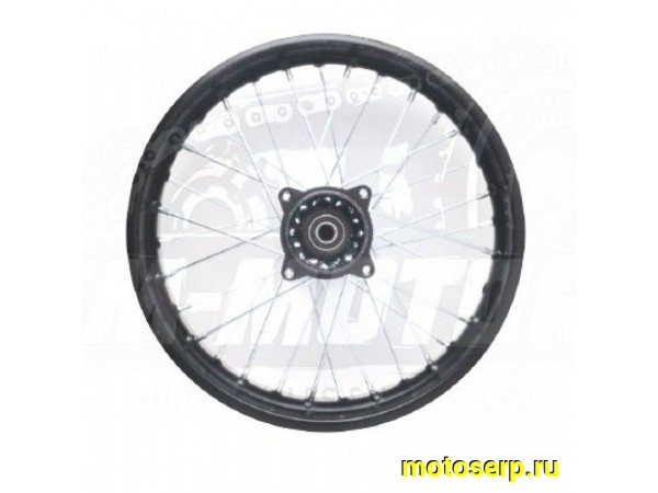 Купить  Колесо 14" заднее (диск колеса) спицованное 1.85-14" (d-15mm) KAYO и др. (подшипник 6202) (шт) (SM 797-3642 купить с доставкой по Москве и России, цена, технические характеристики, комплектация фото  - motoserp.ru