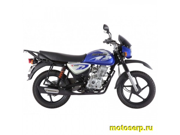 Купить  Мотоцикл BAJAJ BOXER BM 125 X 4хтакт., 124,8сс, 5-СТУПЕНЧАТАЯ КПП ,17"/17", возд. охлажд. (шт) купить с доставкой по Москве и России, цена, технические характеристики, комплектация фото  - motoserp.ru