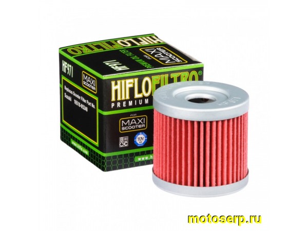 Купить  Масл. фильтр HI FLO HF971 JP (шт) купить с доставкой по Москве и России, цена, технические характеристики, комплектация фото  - motoserp.ru