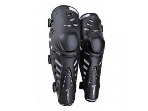 Купить  Наколенники Fox Titan Pro Knee/Shin Guard Black (06192-001-OS) (пар) (0 купить с доставкой по Москве и России, цена, технические характеристики, комплектация фото  - motoserp.ru