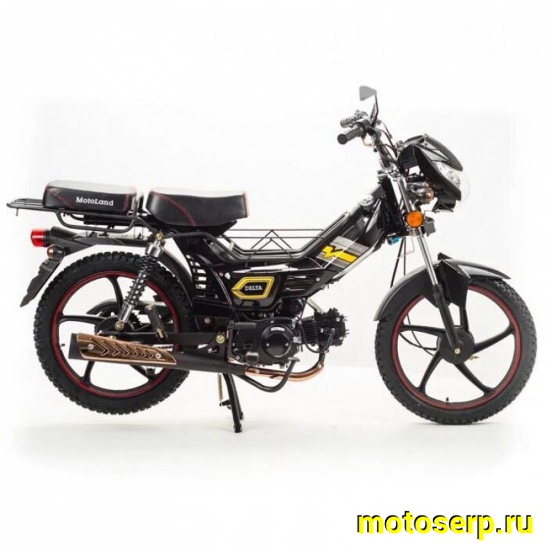 Купить  Мопед Motoland Дельта (А) (DELTA 50) 50/80cc, 4Т ,возд. охл., барабан/барабан, кол.17";  (шт) (ML 949 купить с доставкой по Москве и России, цена, технические характеристики, комплектация фото  - motoserp.ru