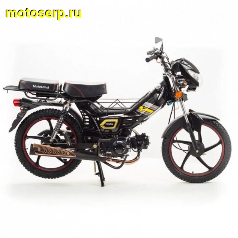 Купить  Мопед Motoland Дельта (А) (DELTA 50) 50/80cc, 4Т ,возд. охл., барабан/барабан, кол.17";  (шт) (ML 949 купить с доставкой по Москве и России, цена, технические характеристики, комплектация фото  - motoserp.ru