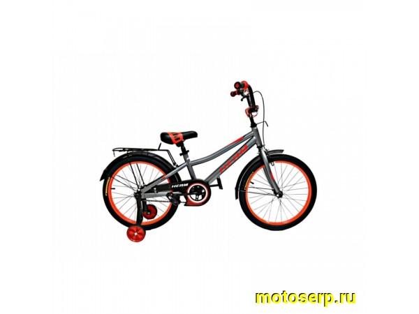 Купить  18" HEAM STORM (Хем Шторм) 18"; 1ск; рама-сталь; тормоз-ножной/V-Brake: багажник (шт) (0  купить с доставкой по Москве и России, цена, технические характеристики, комплектация фото  - motoserp.ru