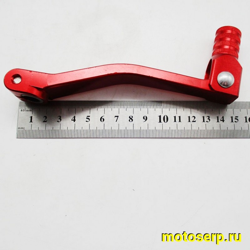 Купить  Ножка (лапка, рычаг, педаль) переключения TTR110, TTR125, BSE PH10-125, KAYO и др. красный (алюминиевый) (ТЮНИНГ) (шт) (Кокурин купить с доставкой по Москве и России, цена, технические характеристики, комплектация фото  - motoserp.ru