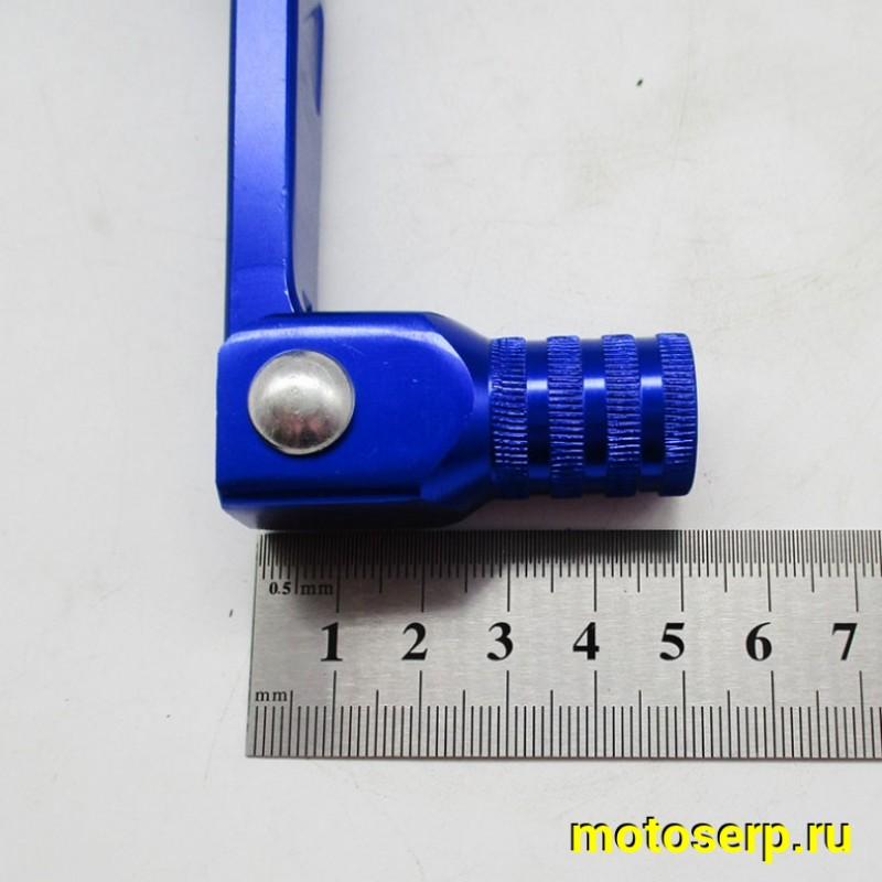 Купить  Ножка (лапка, рычаг, педаль) переключения TTR110, TTR125, BSE PH10-125, KAYO и др. синий (алюминиевый) (ТЮНИНГ) (шт) (Кокурин купить с доставкой по Москве и России, цена, технические характеристики, комплектация фото  - motoserp.ru